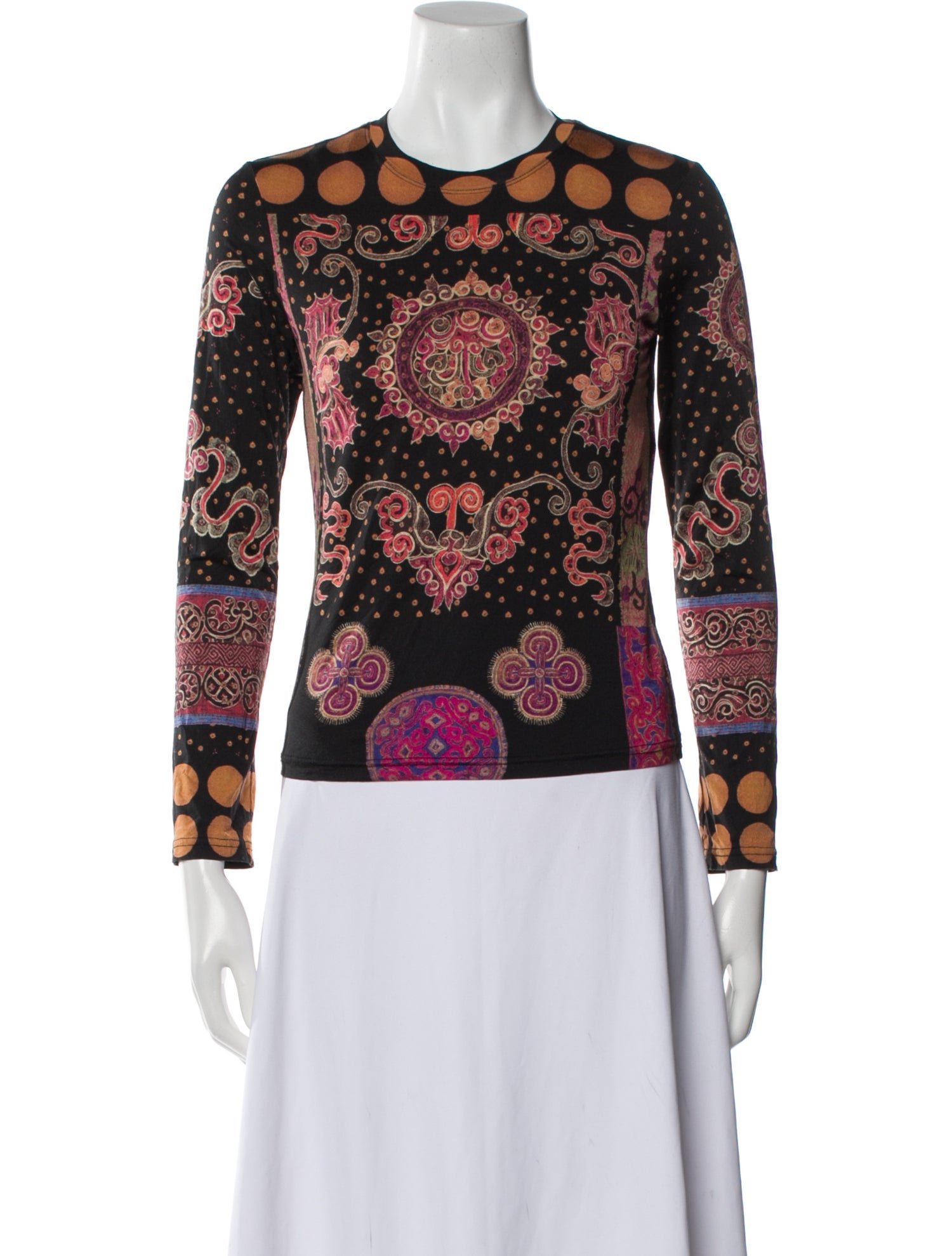 Issey Miyake IM11Jk087 Printed Top