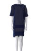 Issey Miyake Bateau Neckline Mini Dress
