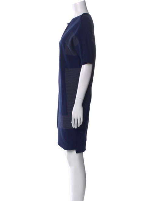 Issey Miyake Bateau Neckline Mini Dress
