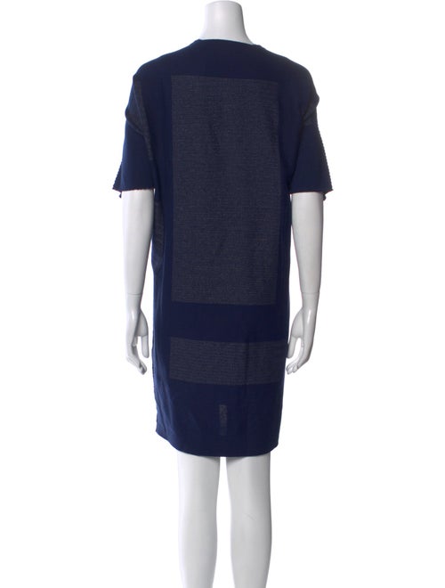 Issey Miyake Bateau Neckline Mini Dress