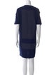 Issey Miyake Bateau Neckline Mini Dress
