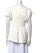 Issey Miyake Bateau Neckline Short Sleeve Blouse