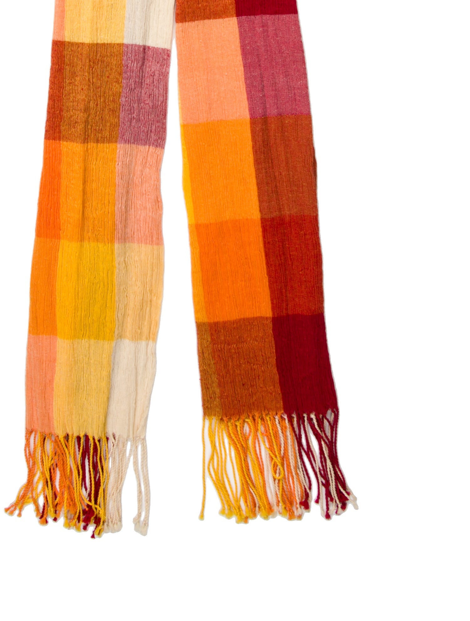 Issey Miyake Silk Striped Scarf