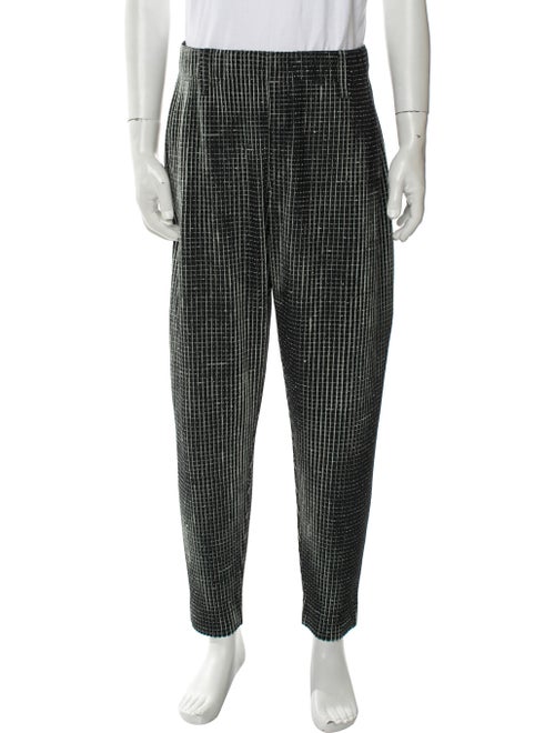 HOMME PLISSÉ ISSEY MIYAKE Plaid Print Joggers