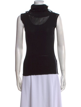 Issey Miyake Nylon Turtleneck Sweater