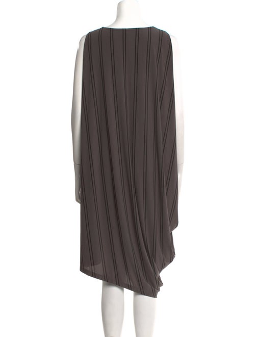 Issey Miyake Scoop Neck Midi Length Dress