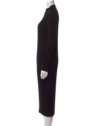 Issey Miyake Turtleneck Midi Length Dress