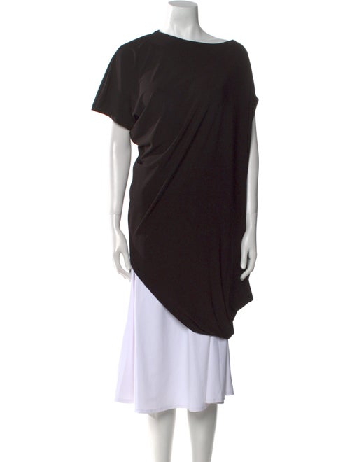 Issey Miyake Bateau Neckline Short Sleeve Tunic