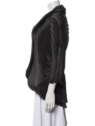 Issey Miyake Striped Bolero