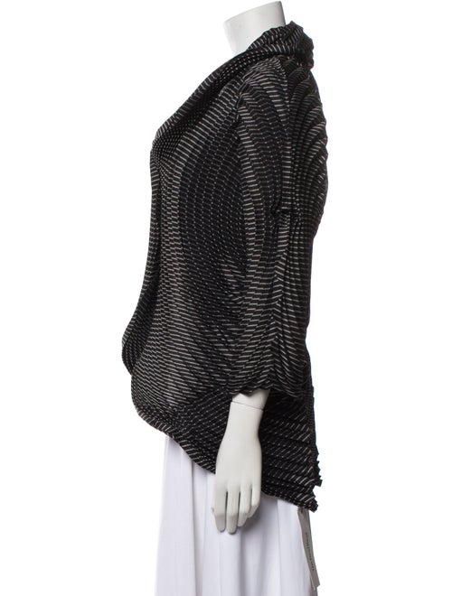Issey Miyake Striped Bolero