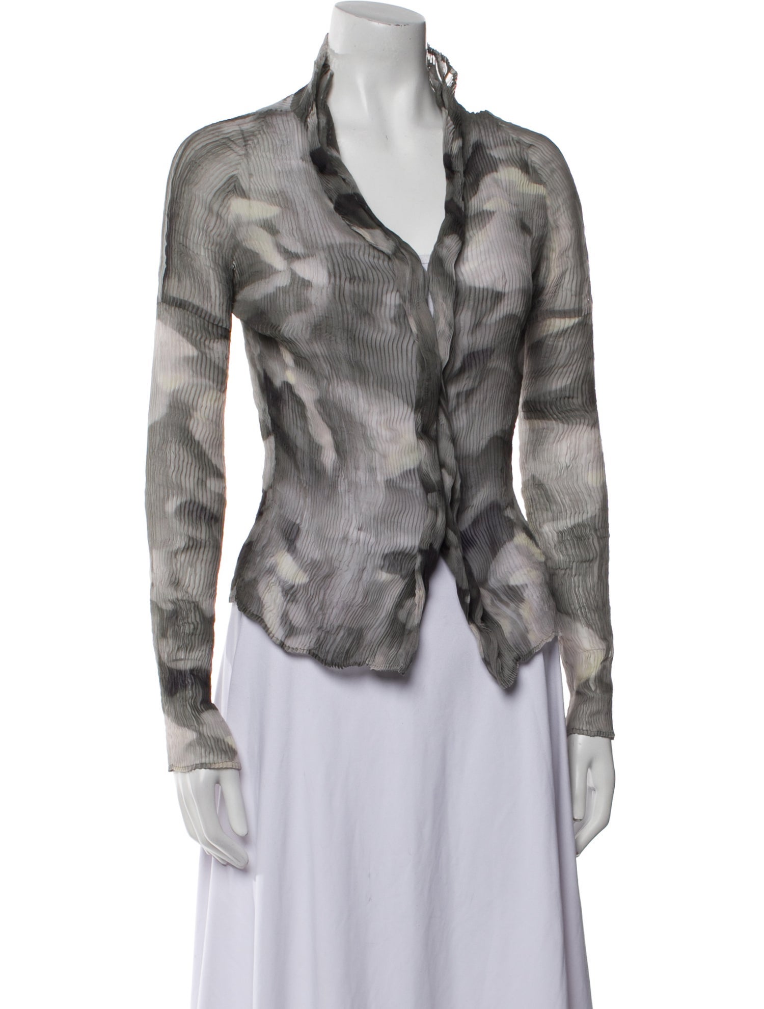 Issey Miyake Vintage Late 2000's - Early 2010's Button-Up Top