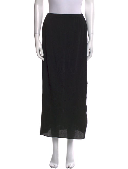 Issey Miyake Pleated Accents Midi Length Skirt