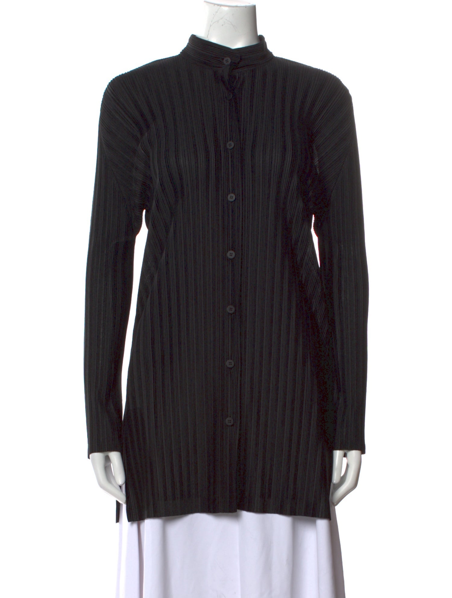 Issey Miyake Mock Neck Sweater