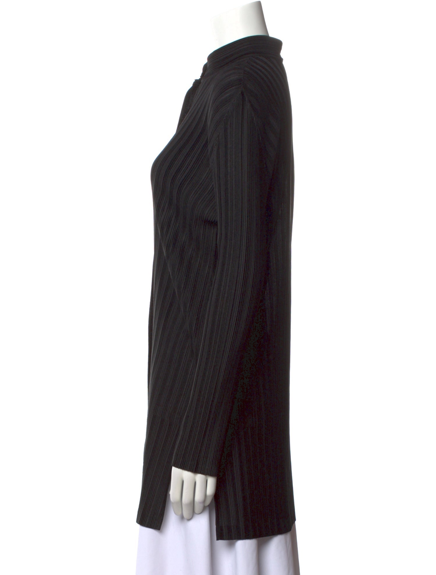 Issey Miyake Mock Neck Sweater