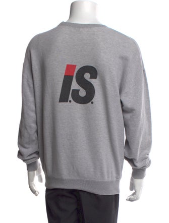 Issey Miyake Crew Neck Long Sleeve Sweatshirt