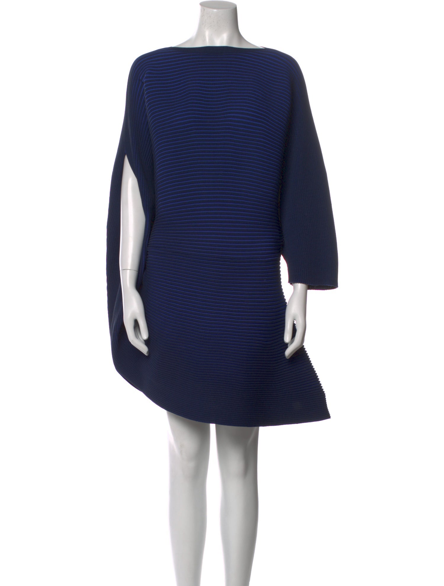 Issey Miyake Bateau Neckline Mini Dress