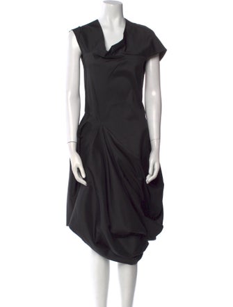 Issey Miyake Silk Long Dress