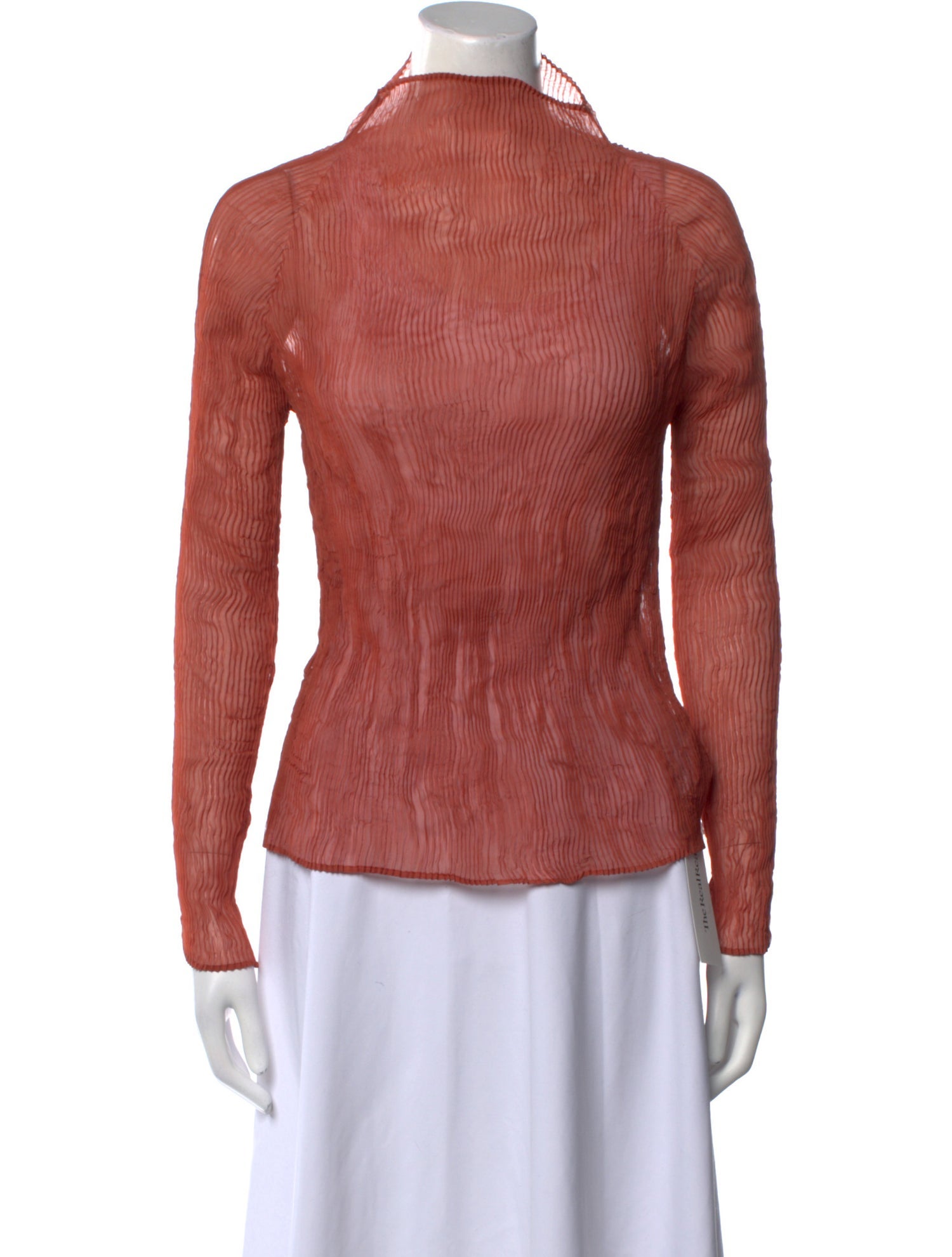 Issey Miyake 2022 Mock Neck Top