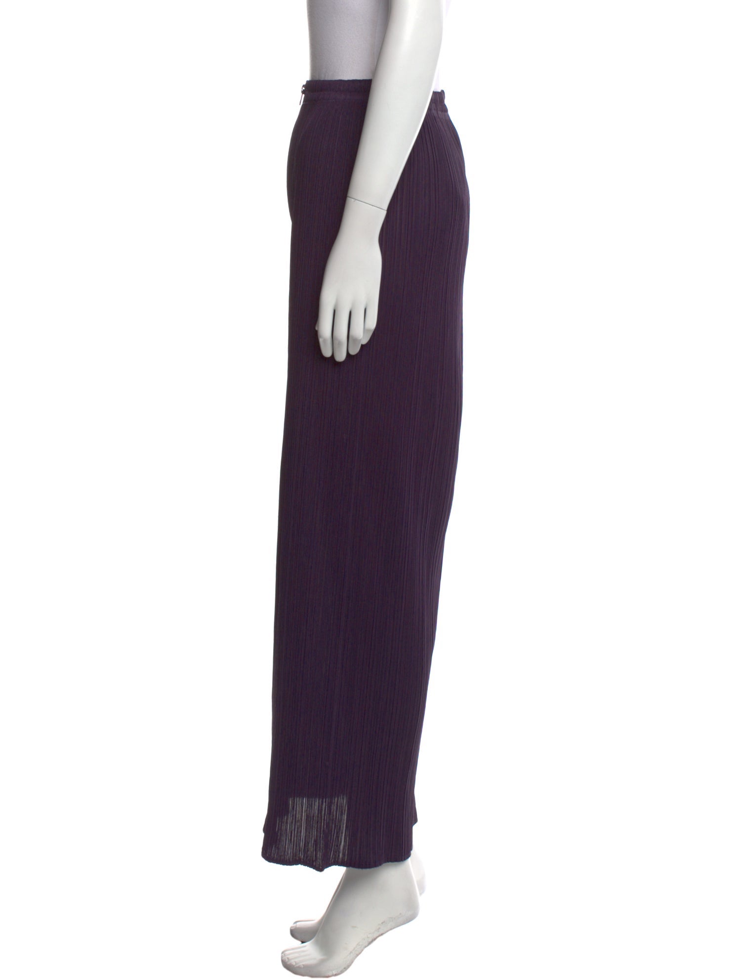 Issey Miyake Pleated Accents Midi Length Skirt