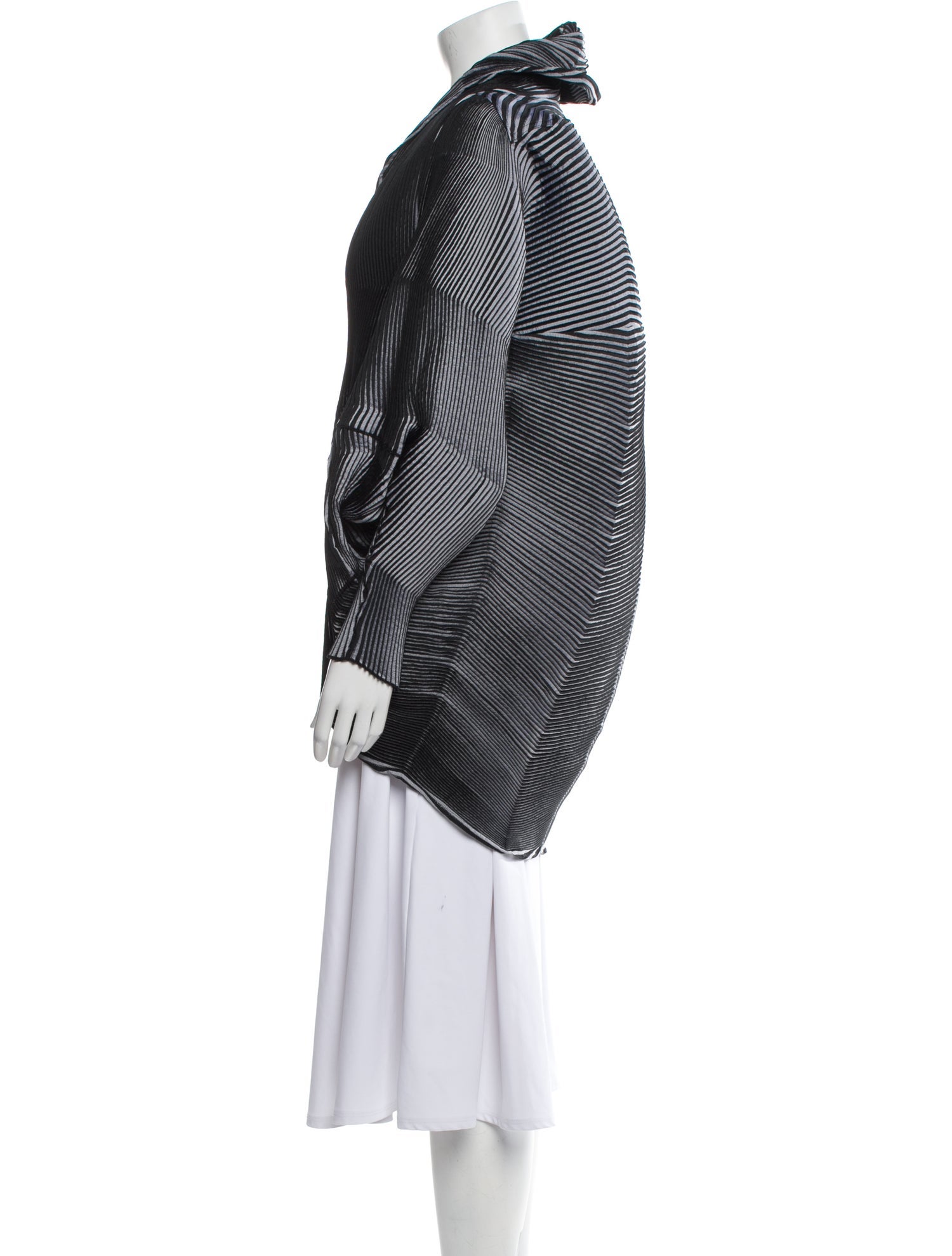 Issey Miyake Plaid Print Jacket