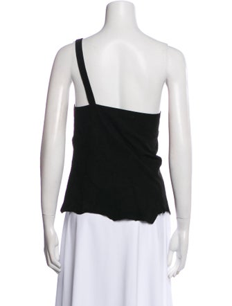 Issey Miyake One-Shoulder Sleeveless Top