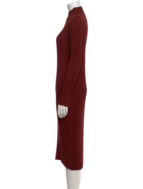 Issey Miyake Turtleneck Midi Length Dress