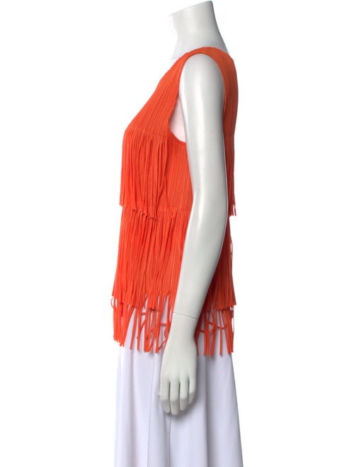 Issey Miyake Scoop Neck Sleeveless Top