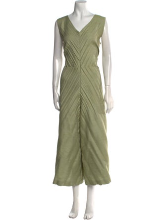 Issey Miyake V-Neck Jumpsuit