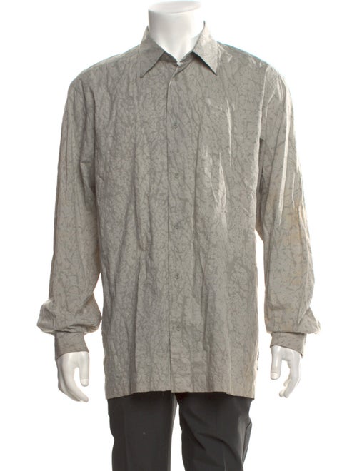 Issey Miyake Printed Long Sleeve Shirt