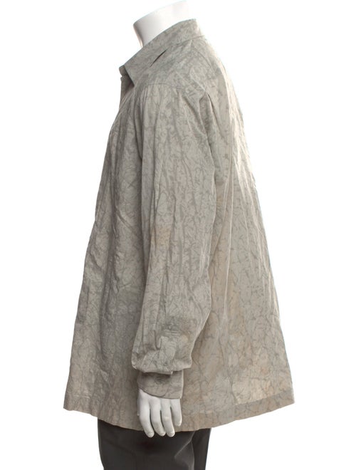 Issey Miyake Printed Long Sleeve Shirt