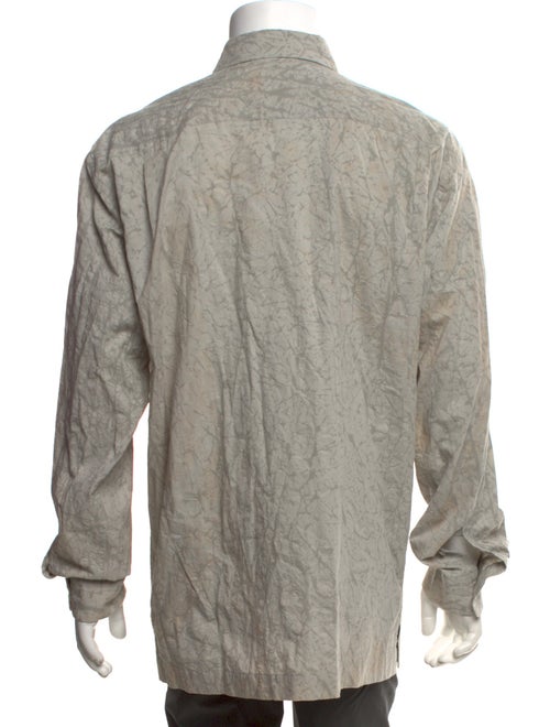 Issey Miyake Printed Long Sleeve Shirt