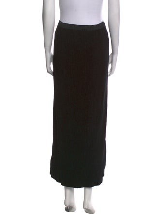 Issey Miyake Pleated Accents Midi Length Skirt