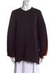 HOMME PLISSÉ ISSEY MIYAKE Wool Crew Neck Pullover