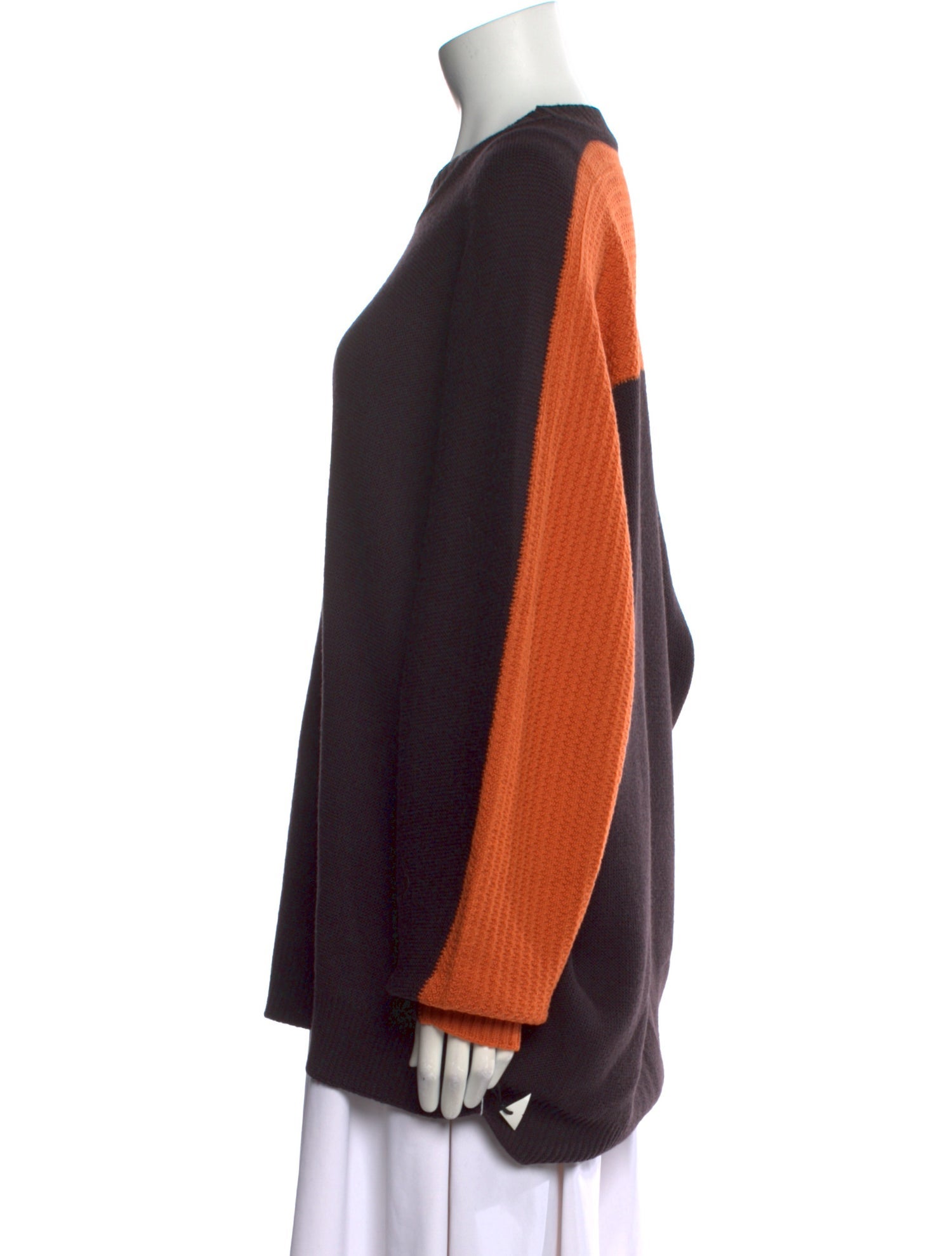 HOMME PLISSÉ ISSEY MIYAKE Wool Crew Neck Pullover