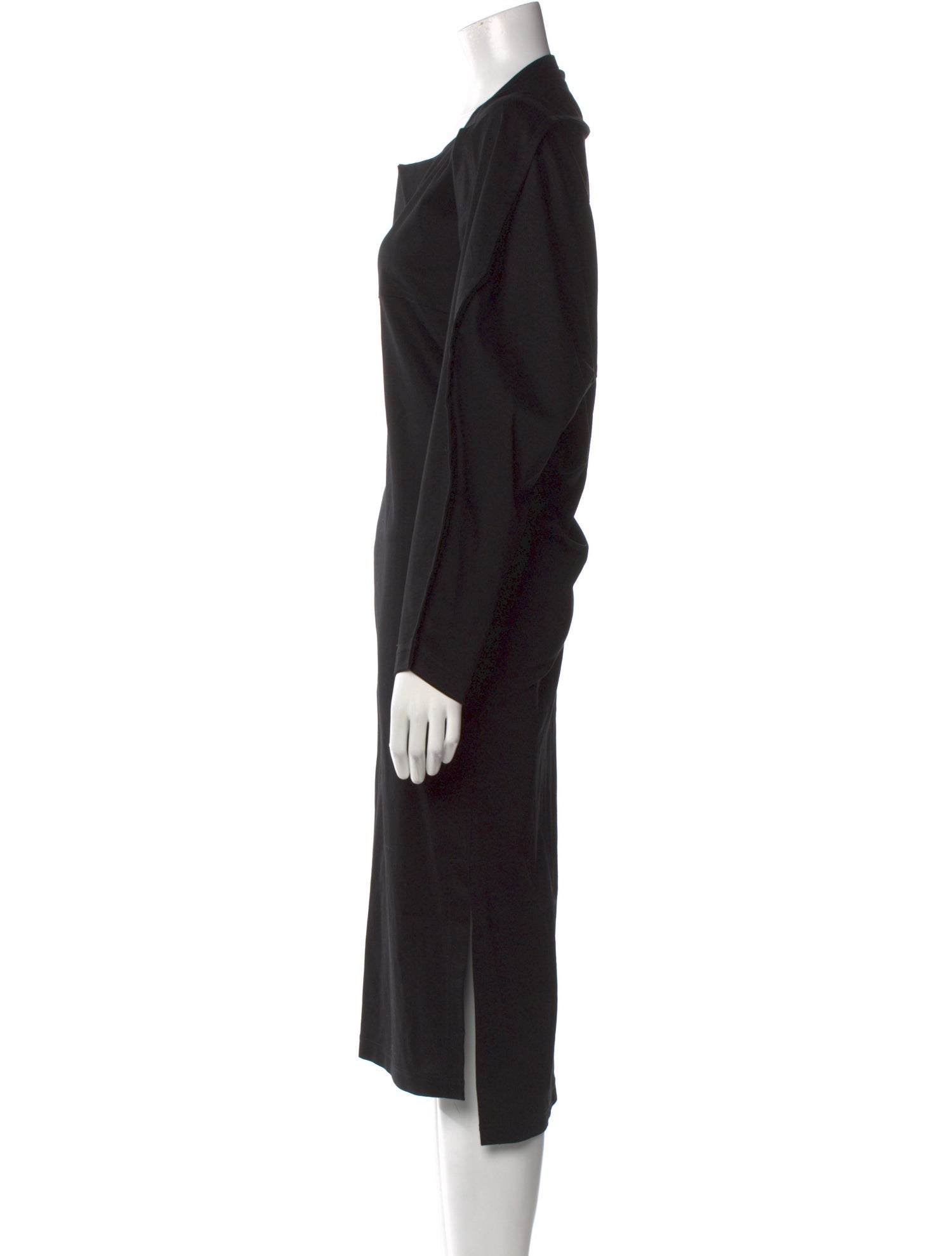 Issey Miyake Bateau Neckline Long Dress