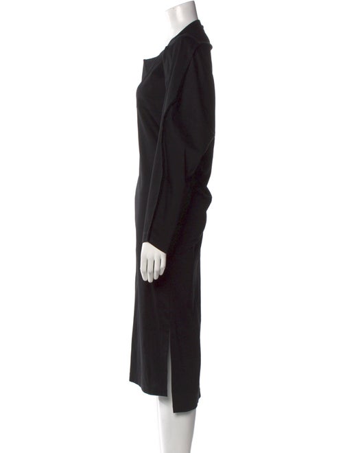 Issey Miyake Bateau Neckline Long Dress