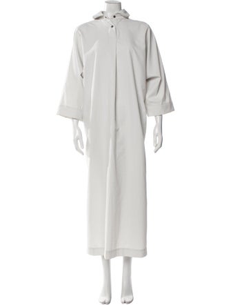 Issey Miyake Mock Neck Long Dress