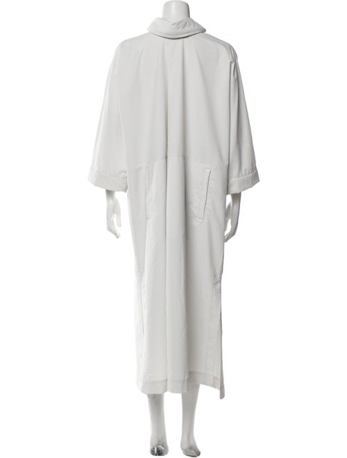 Issey Miyake Mock Neck Long Dress
