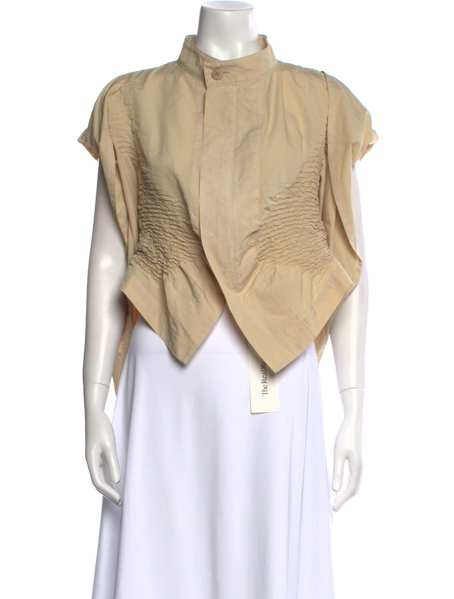 Issey Miyake 2023 Mock Neck Blouse