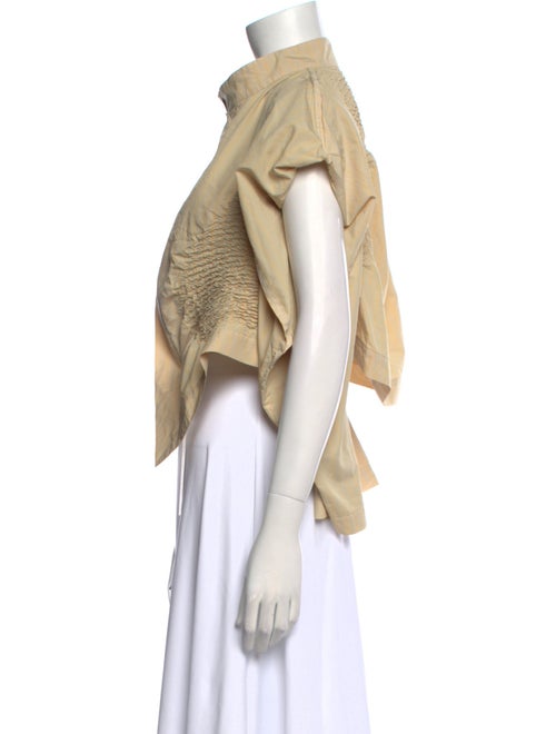 Issey Miyake 2023 Mock Neck Blouse