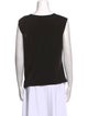Issey Miyake Bateau Neckline Sleeveless Top