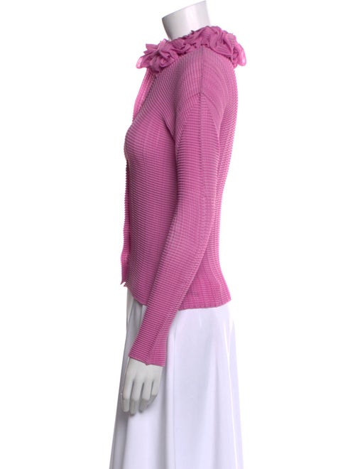 Issey Miyake Mock Neck Long Sleeve Sweatshirt