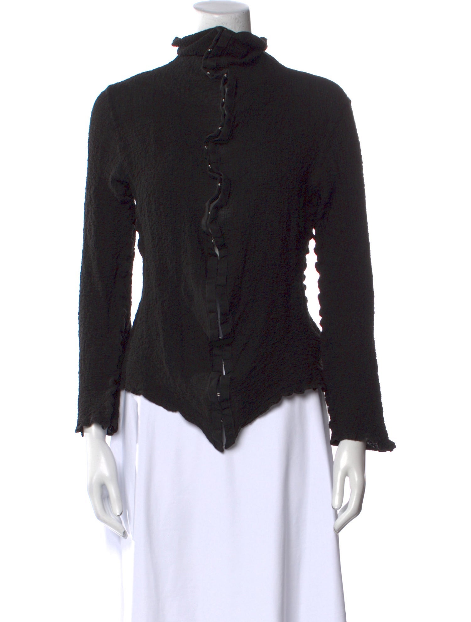 Issey Miyake Me Vintage Mock Neck Sweatshirt