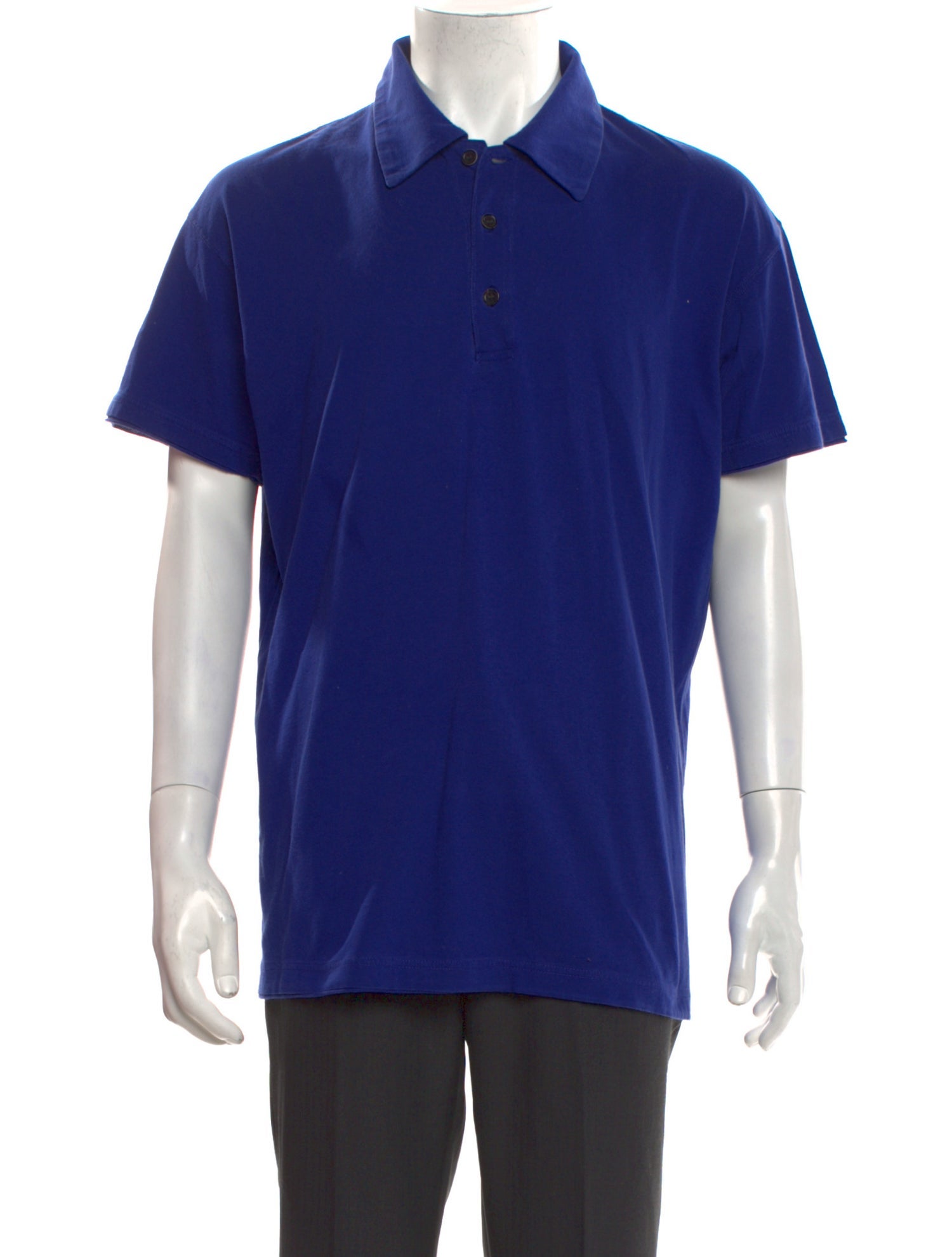Issey Miyake Collar Short Sleeve Polo Shirt
