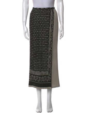 Issey Miyake Printed Mini Skirt