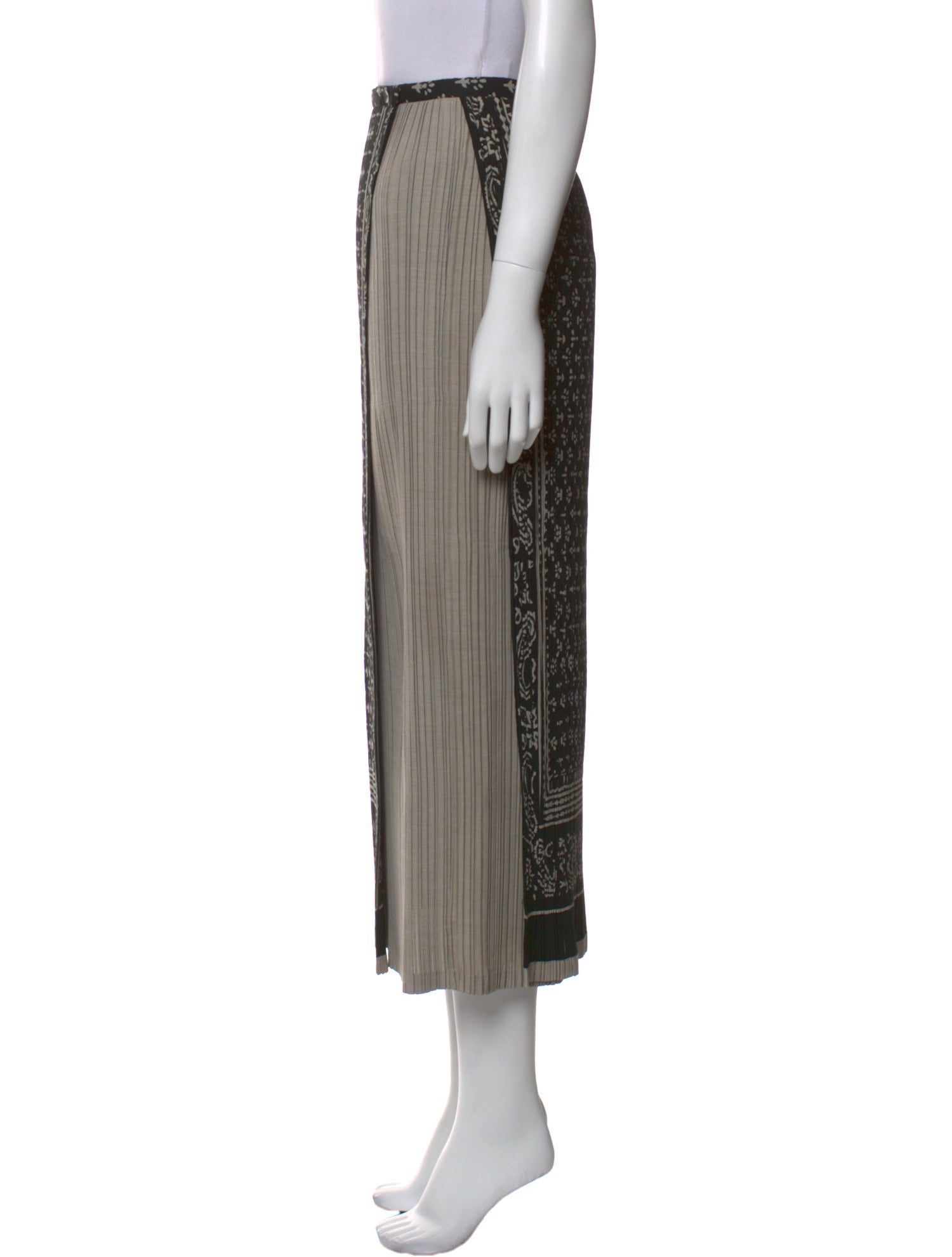 Issey Miyake Printed Mini Skirt