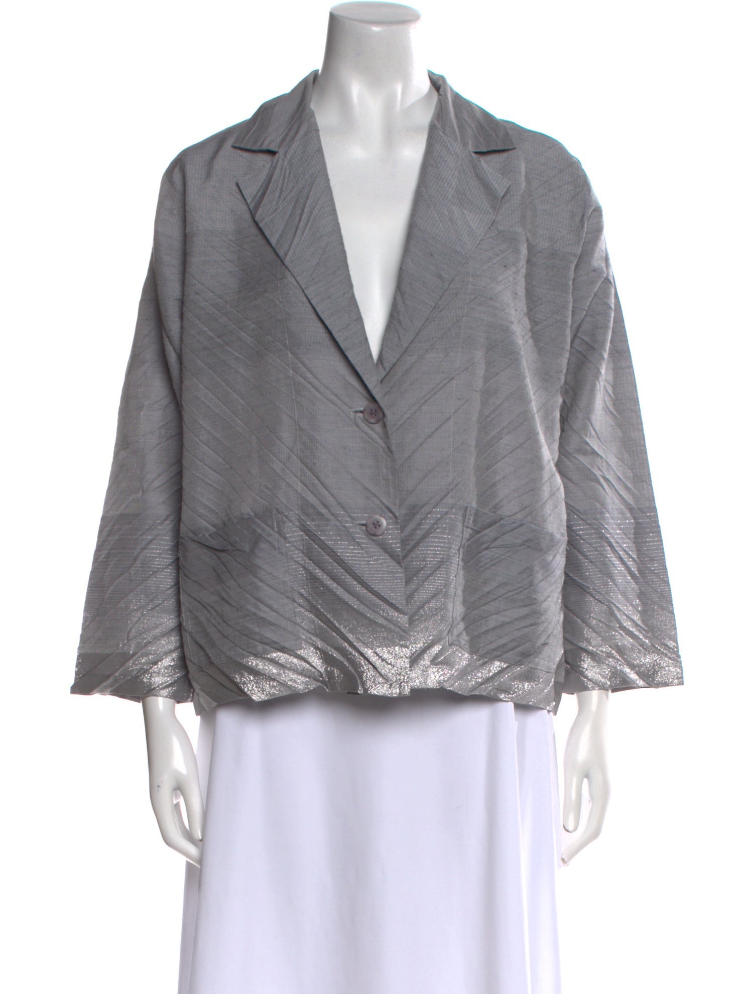 Issey Miyake 2012 V-Neck Blouse