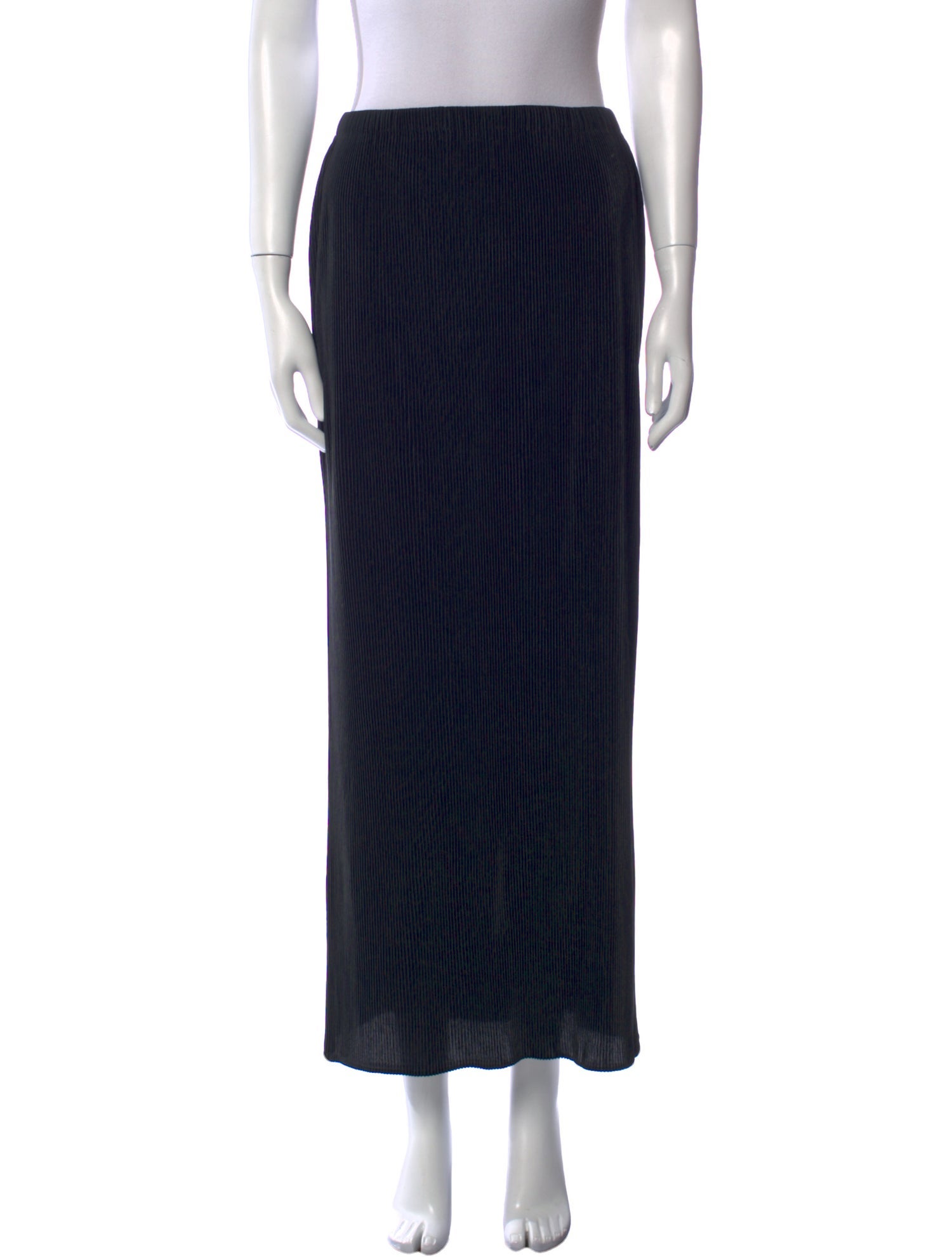 Issey Miyake Pleated Accents Midi Length Skirt