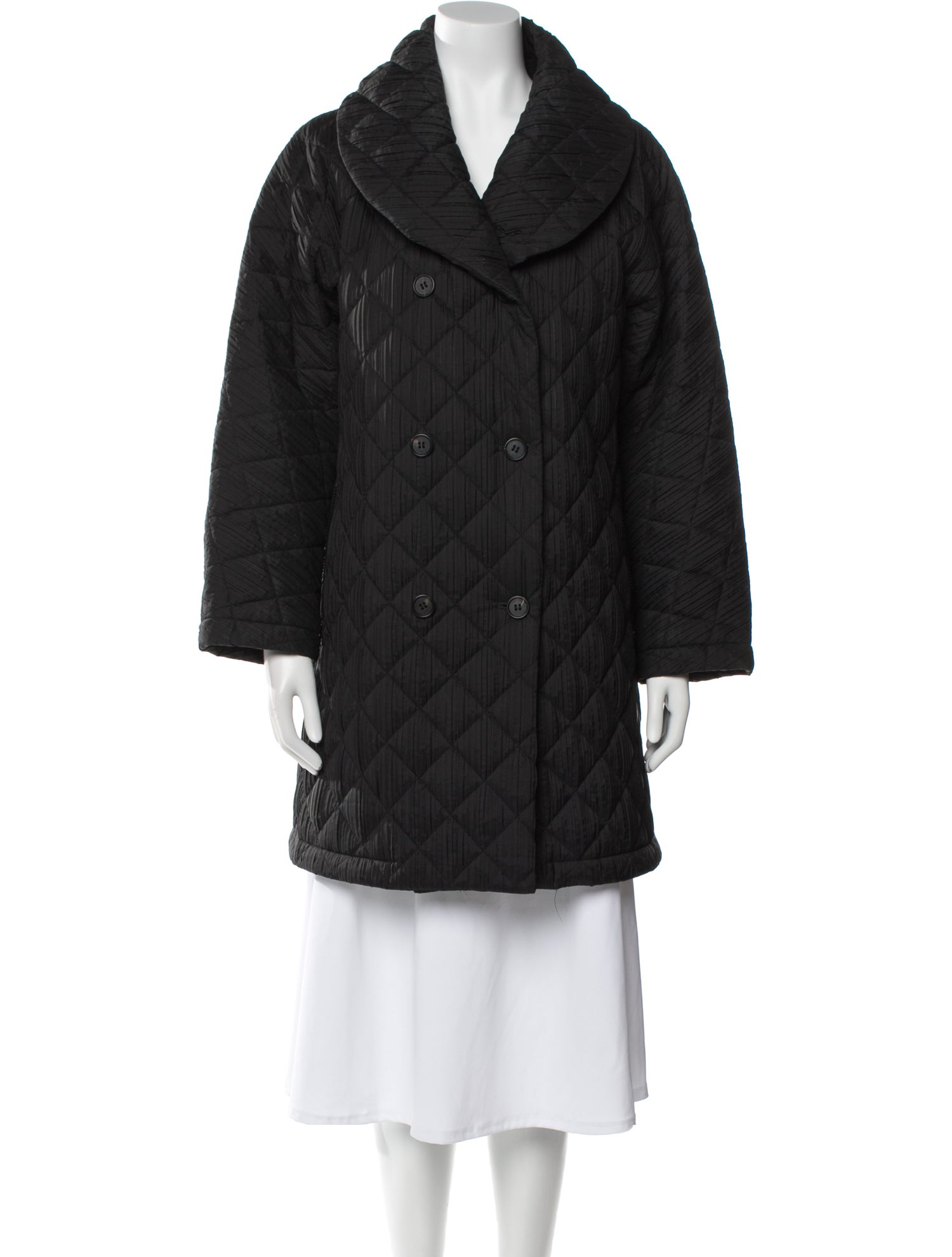 Issey Miyake 2014 Faux Fur Coat