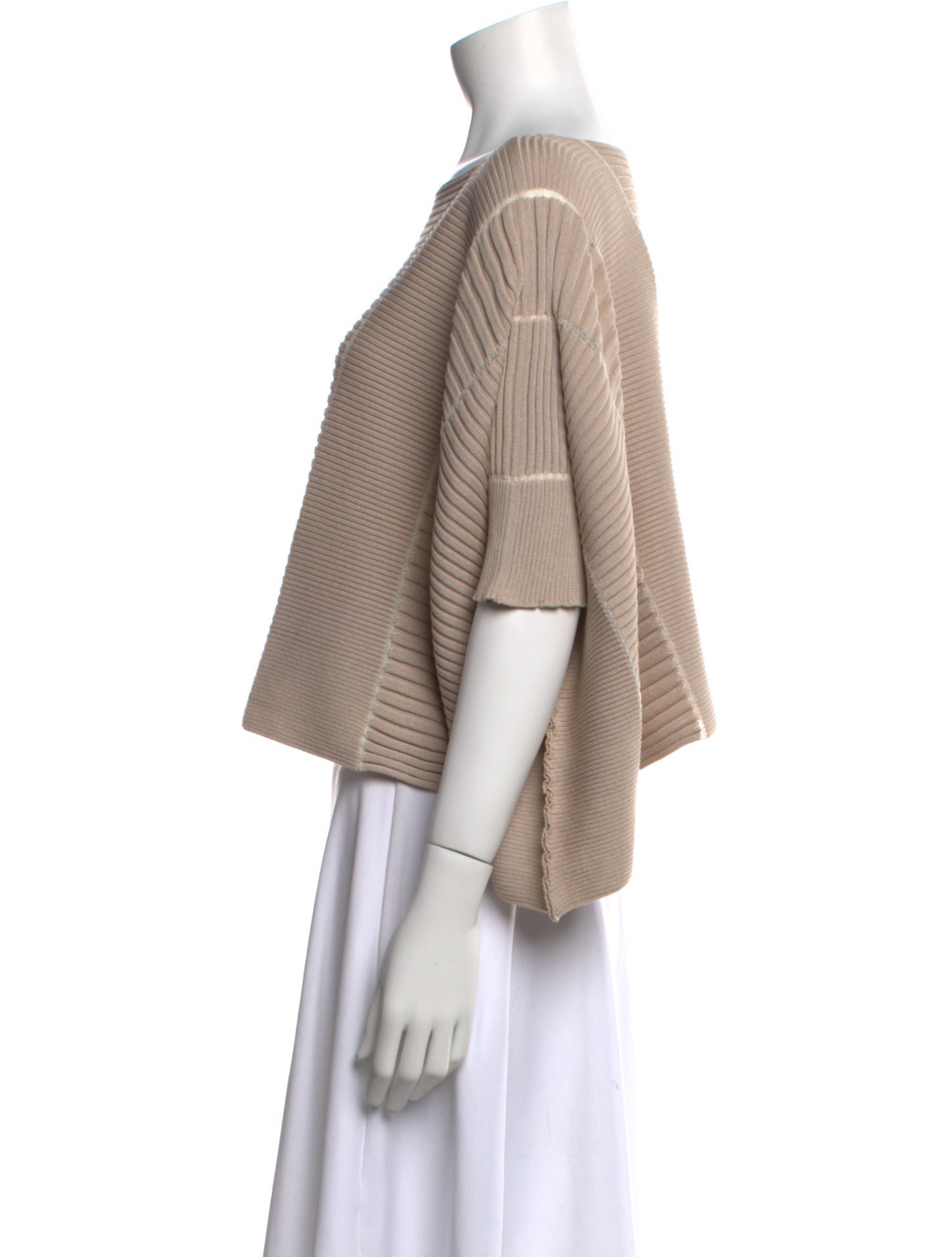 Issey Miyake 2022 Striped Crop Top